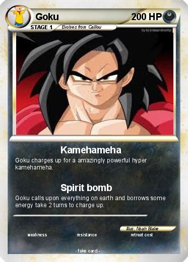 Pokémon Goku 3150 3150 Kamehameha My Pokemon Card