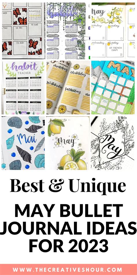 30 All New May Bullet Journal Ideas