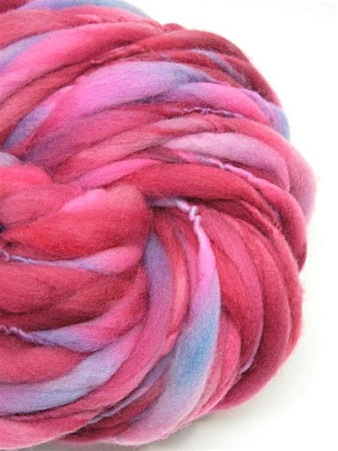 Thick And Thin Super Bulky Handspun Yarn In Merino Wool 57