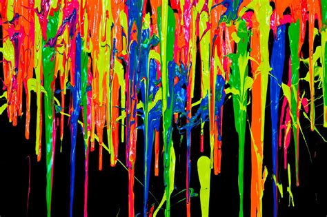 Wallpaper 2000x1333 Px Colorful Paint Splatter 2000x1333