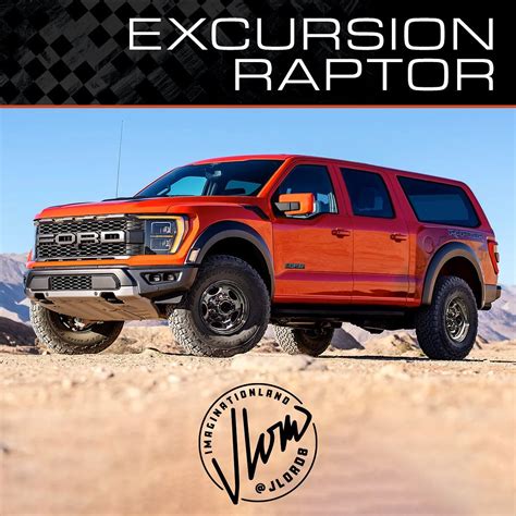 Ford Excursion Raptor Is The Digital Super Duty Performance Suv To