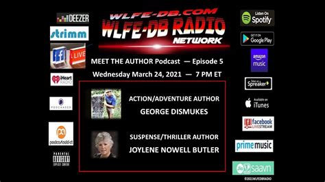 Meet The Author Podcast Episode 5 Authors George Dismukes And Joylene
