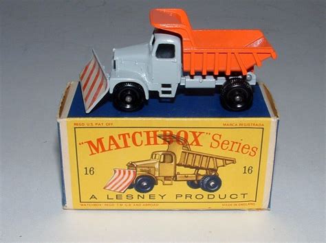 1950s Matchbox Die Cast Vehicle 16 Scammell Mountaineer Showplouch
