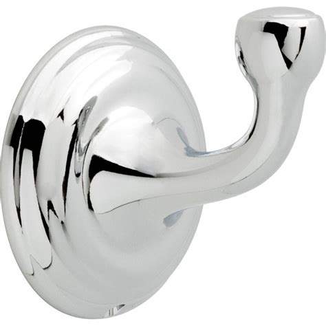 Delta Windemere Single Towel Hook In Chrome 70035 The Home Depot