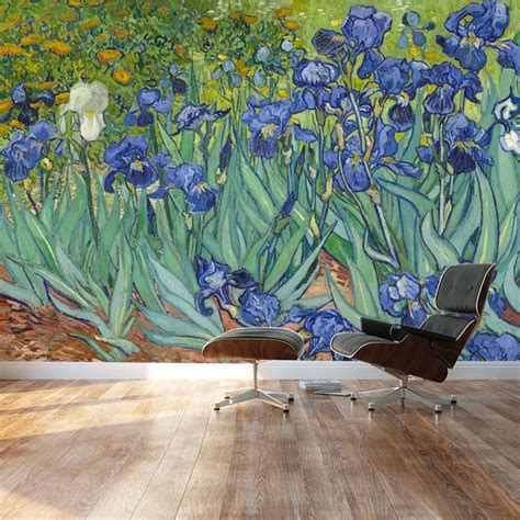 Irises By Vincent Van Gogh Dutch Impressionism 20th Century Artist Peel