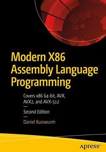 Modern X86 Assembly Language Programming Covers X86 64 Bit Avx Avx2