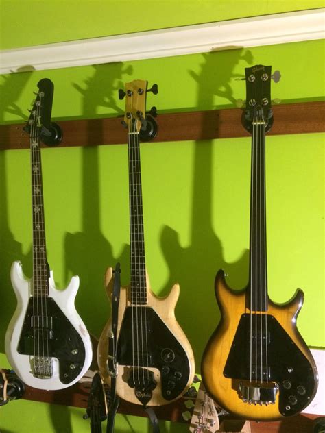 Three Gibson Basses Bass Electric Guitar Gibson