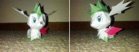 Shaymin Papercraft Complete By Monbrey On Deviantart