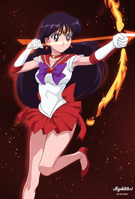 Hino Rei Sailor Mars And Super Sailor Mars Bishoujo Senshi Sailor