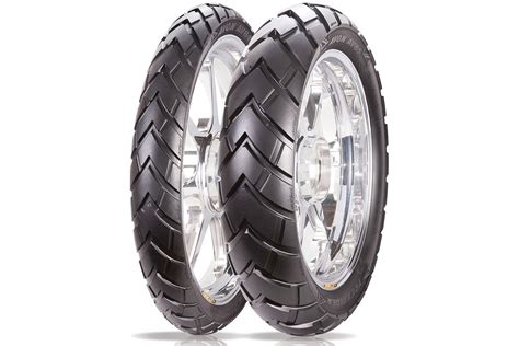 · the best 50/50 dual sport tire will stick to the roads in the rain and keep you from spinning your tyres in the sand and mud. Avon debuts new Trekrider dual sport tires - Canada Moto Guide