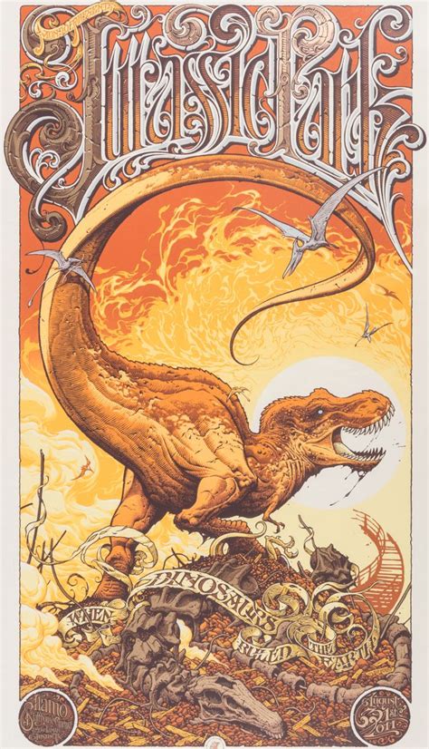 6964 Mondo Jurassic Park Alamo Drafthouse Poster