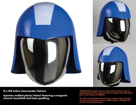 Trick Or Treat Studios Cobra Commander Cosplay Helmet