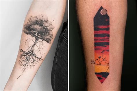 89 Nature Tattoos To Celebrate The Wonders Of Mother Earth Bored Panda