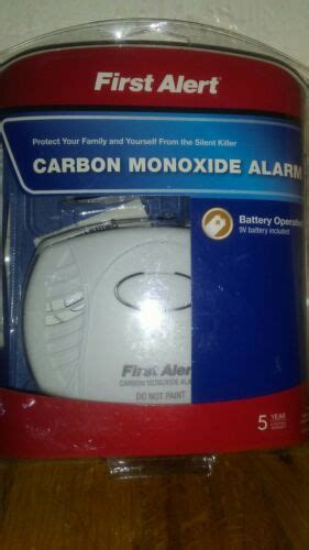 First Alert Co400 Carbon Monoxide Alarm Battery Powered Ebay