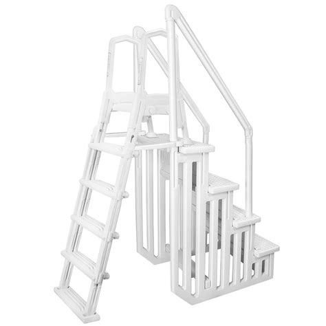 Xtremepowerus Deluxe Above Ground Pool Ladder A Frame Ladder Pool Non