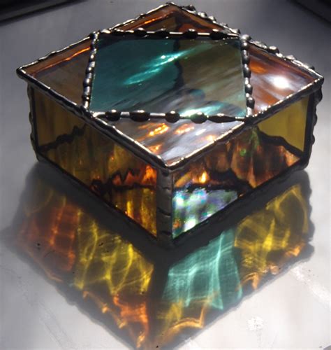 Multicolored Stained Glass Box Delphi Artist Gallery