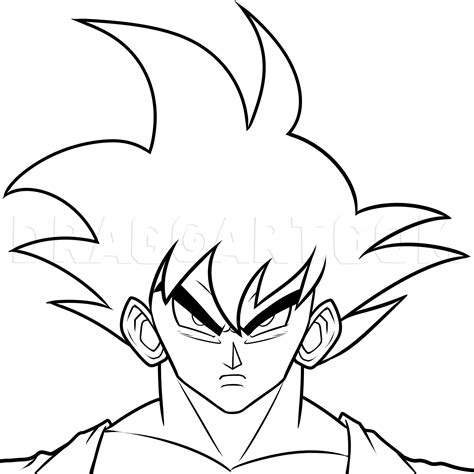 Collection of drawing ideas, how to draw tutorials. How To Draw Dark Goku by Dawn | dragoart.com