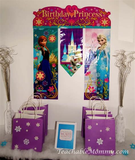 Frozen Birthday Party Decorations Games Food Free Printables And