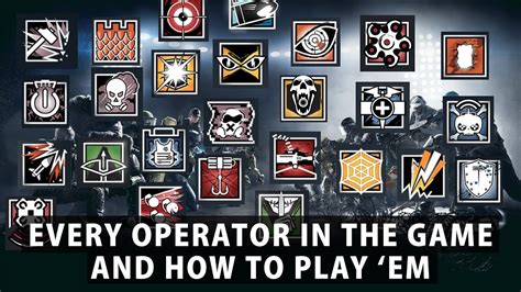Rainbow Six Siege How To Play Every Operator In The Game Gregor