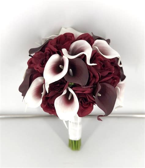 Excited To Share This Item From My Etsy Shop Burgundy Bouquet Calla