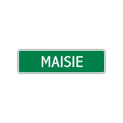 Maisie Girls Children Name Decoration Label Indoor Outdoor Unique Wall