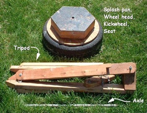 Before that time, potters operated their wheels by kicking their feet to make the motion start. Homemade Portable Pottery Wheel | Pottery handbuilding ...