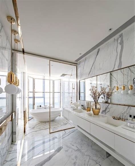 Luxurious Marble Bathroom Designs Digsdigs