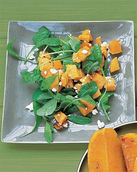 Butternut Squash Feta And Arugula Salad Recipe Martha Stewart