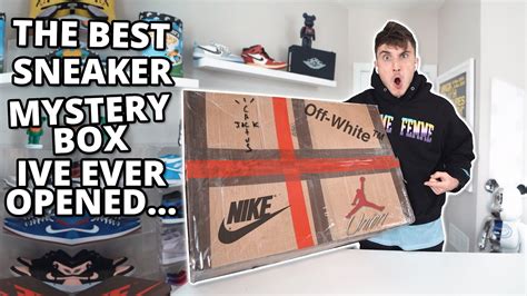 The Best Sneaker Mystery Box Ive Ever Unboxed 12000 Youtube