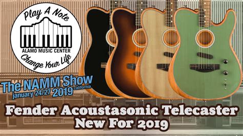 Fender Acoustasonic Telecaster Brand New For 2019 Namm Show 2019 Youtube