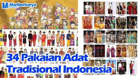 34 Pakaian Adat Tradisional Indonesia Blog Mariberkarya