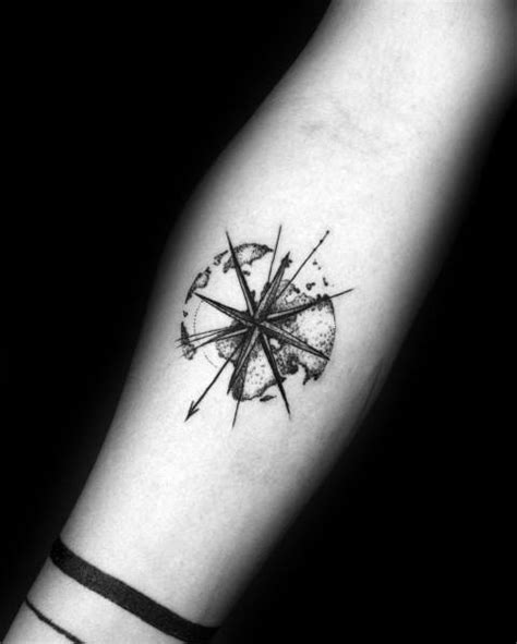 50 Small Compass Tattoos 2021 Inspiration Guide