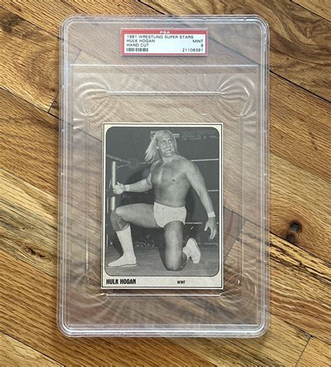 1981 Wrestling Super Stars Hulk Hogan Rookie PSA 9 Mint RC WWF EBay