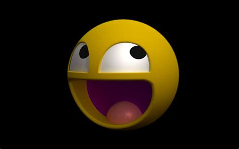 Smiley Face Black Background Wallpapersafari