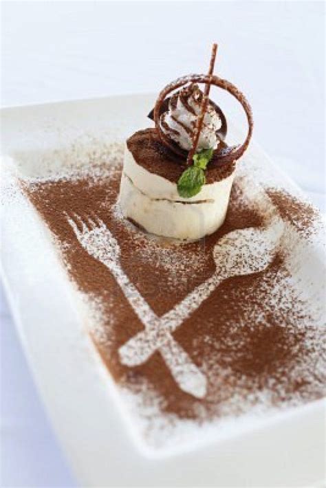 Tiramisu Dessert Dessert Presentation Food Garnishes Food Plating
