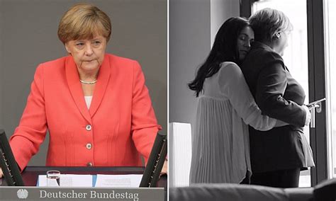 Angela Merkel Stars In Lesbian Advert For German Straight Magazine Daily Mail Online