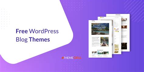 Best Free Wordpress Blog Themes For Updated