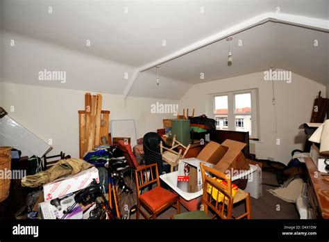 Room Filled With Clutter Stock Photo Alamy