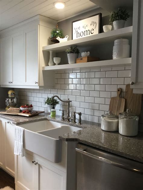 Our New Subway Tile Backsplash Kitchen Tiles Design Tile Kitchen