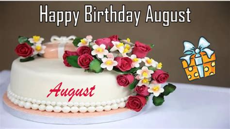 Happy Birthday August Image Wishes Youtube