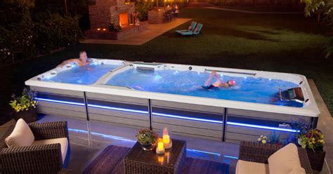 Dual Temp Swim Spa Swim Spa Hot Tub Hot Tub Swim Spa Swim Spa Hot