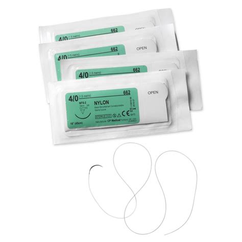 Lf07000a Suture Thread With Needle Pkg Of 5