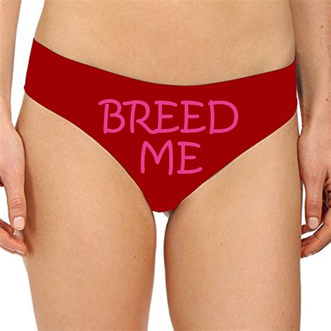 Breed Me Panties Sexy Christmas Gift Funny Naughty Slutty Etsy