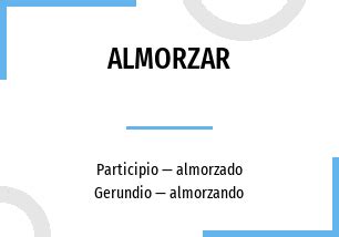Conjugation Almorzar Spanish Verb In All Tenses And Forms Conjugate