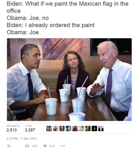 Biden And Obama Memes Jokes On Trump Imagined Bbc News