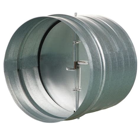 Vents Us 4 In Galvanized Back Draft Damper With Rubber Seal Kom 100 U