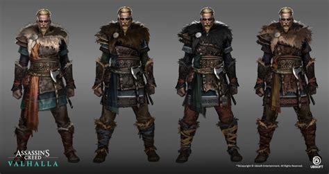 Eivor Outfit Color Variations Art Assassin S Creed Valhalla Art Gallery
