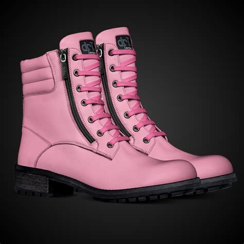 Whod Wear These Limited Edition Pink Df13 Combat Boots Boots