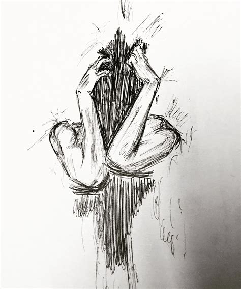 Depressed Figure Drawing