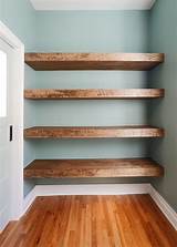 Wooden Floating Shelves Diy